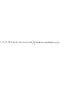 Sterling Silver Diamond Tennis Necklace