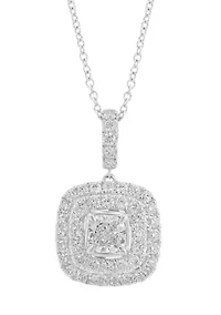 1.31 ct. t.w. Lab Grown Diamond Pendant Necklace in 14K White Gold