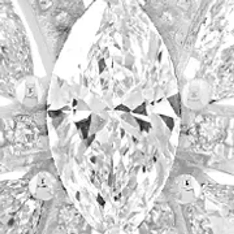 14K White Gold Lab Grown Diamond Pendant