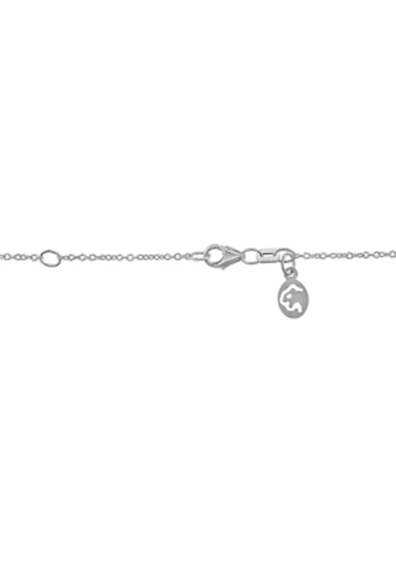 14K White Gold Lab Grown Diamond Pendant