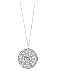 1/2 ct. t.w. Diamond Pendant Necklace in 14K White Gold