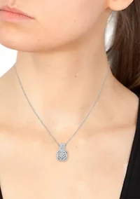 3/4 ct. t.w. Diamond Pendant Necklace in 14K White Gold