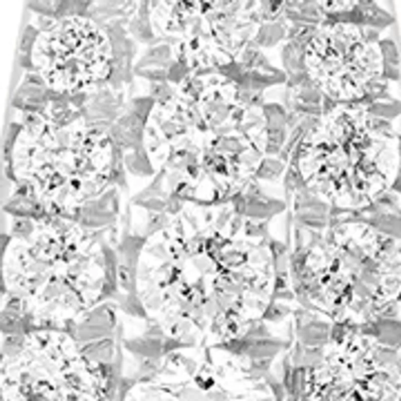 14K White Gold and Yellow Gold Diamond Pendant