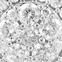 Dimond Pendant Necklace in 14K White Gold