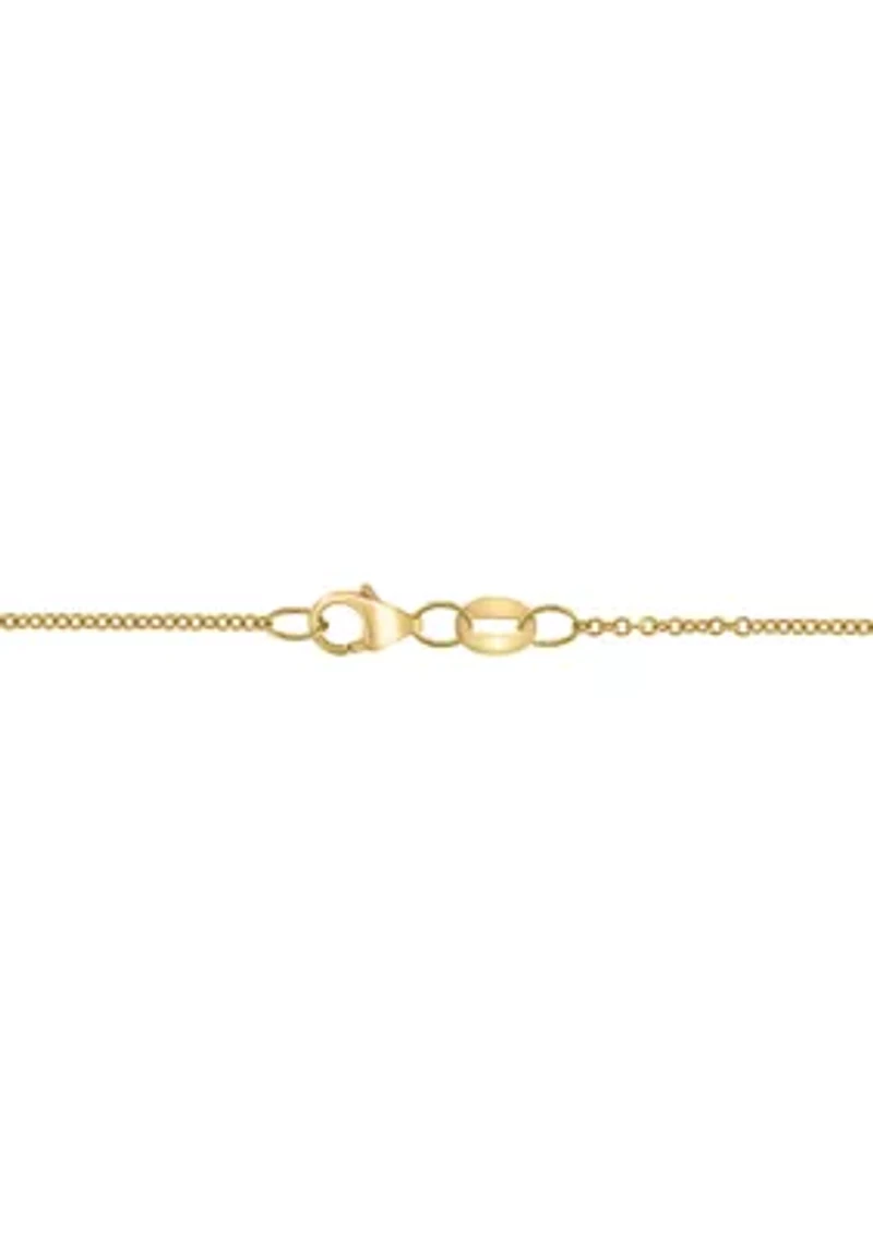 1/3 ct. t.w. Diamond Pendant Necklace in 14K White and Yellow Gold