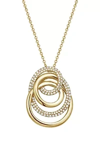1/2 ct. t.w. Diamond Pendant Necklace in 14K Yellow Gold