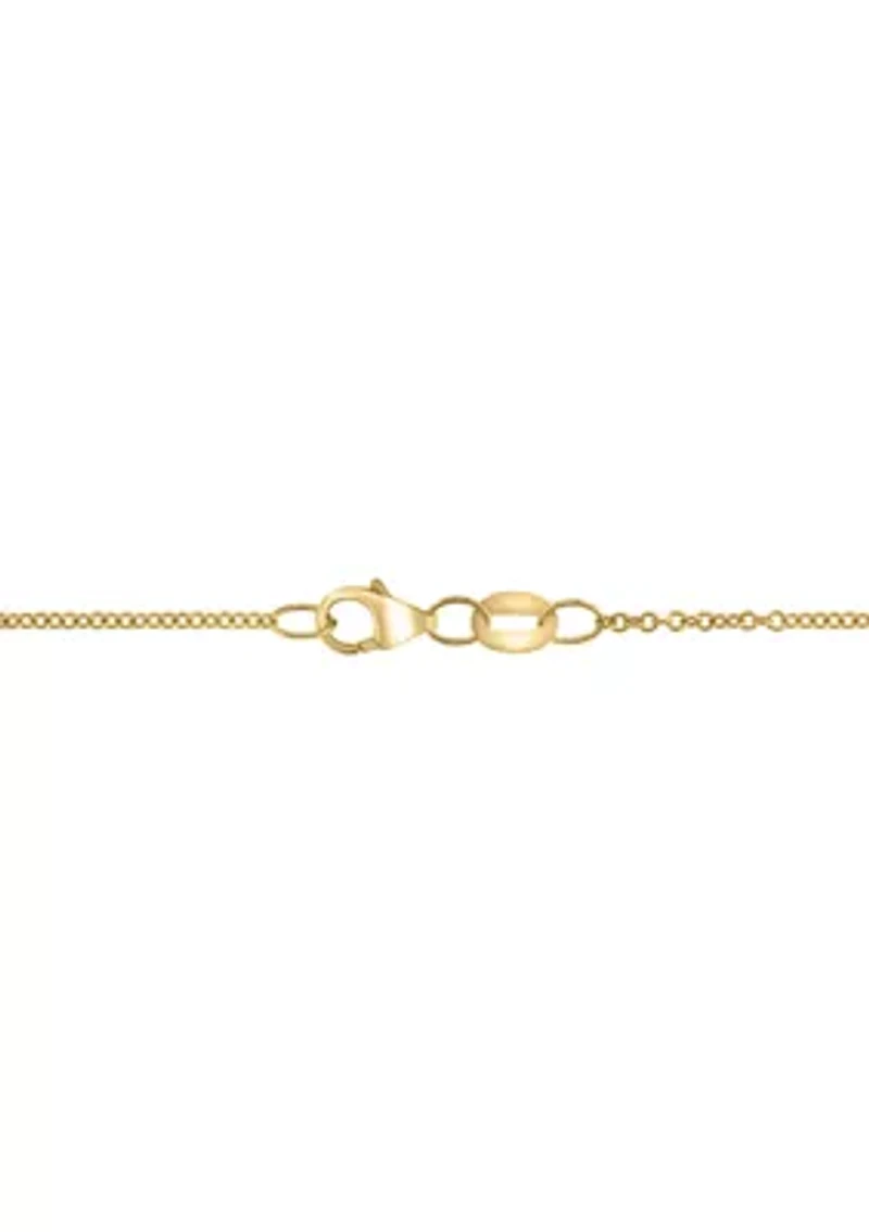1/2 ct. t.w. Diamond Pendant Necklace in 14K Yellow Gold