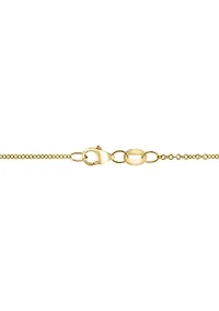 3/8 ct. t.w. Diamond, Black Diamond, Espresso Diamond Pendant Necklace in 14K Yellow Gold
