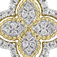 Diamond Pendant Necklace in 14K Yellow Gold