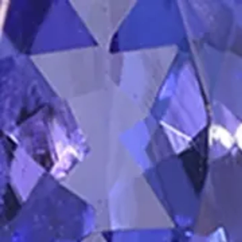 14K White Gold and Yellow Gold Diamond and Tanzanite Pendant