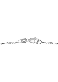 1/5 ct. t.w. Diamond Solitaire-Cut Pendant Necklace in Sterling Silver 