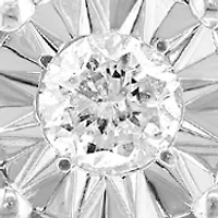 Sterling Silver Diamond Pendant 