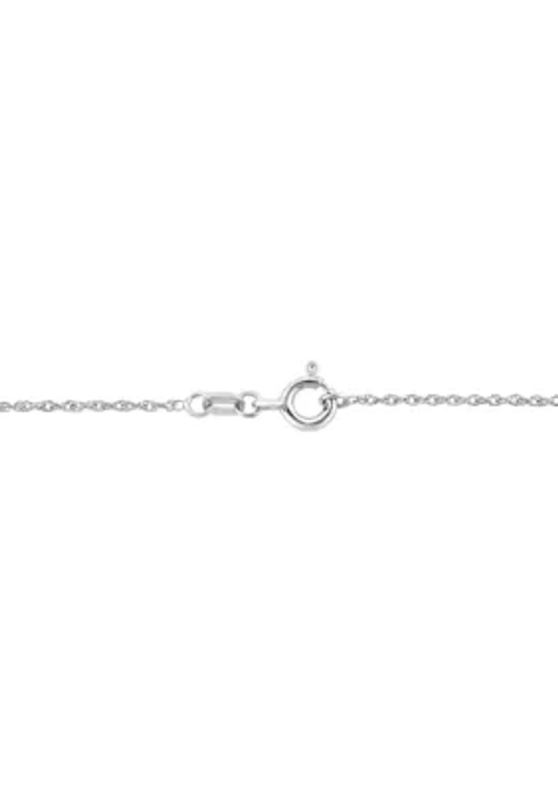 1/2 ct. t.w. Diamond Miracle Set Pendant Necklace in Sterling Silver
