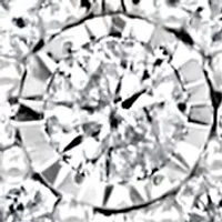 Sterling Silver  1/2 ct. t.w Diamond Heart Necklace