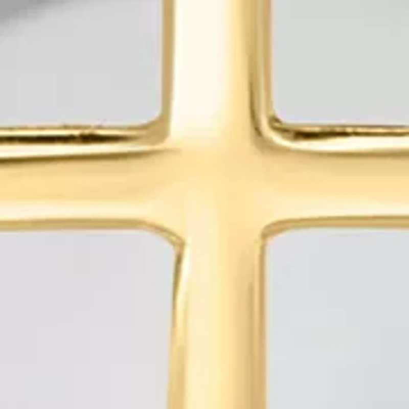 Gold Plated and Sterling Silver Diamond Necklace 