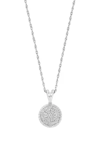 1/10 ct. t.w. Diamond Pendant Necklace in Sterling Silver