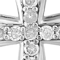 1/4 ct. t.w. Diamond Cross Pendant Necklace