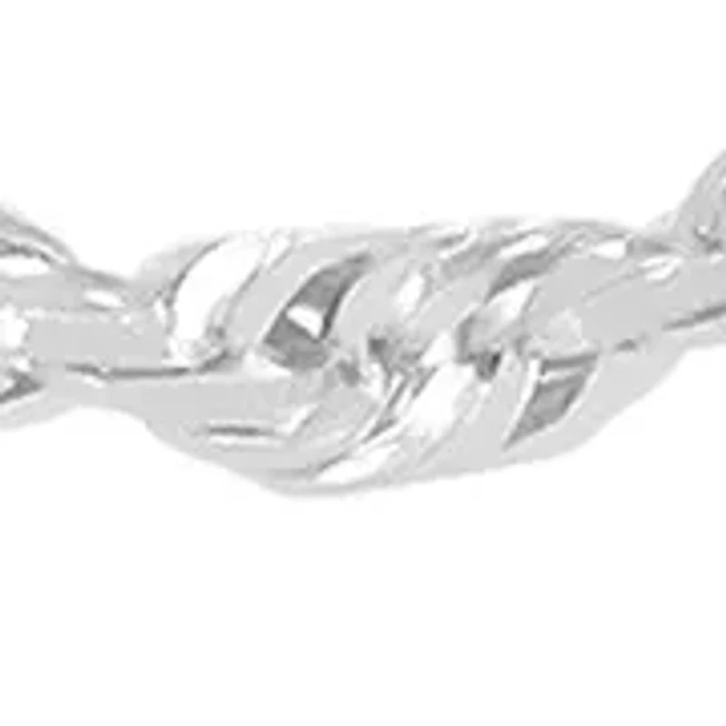 Solid Chain in 14K White Gold