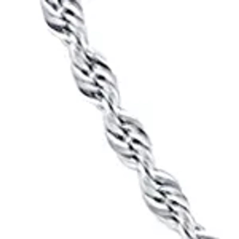 14K Gold Glitter Rope Chain Necklace