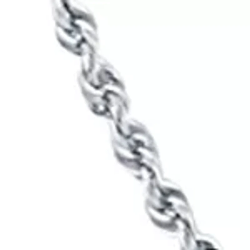 14K Gold Glitter Rope Chain Necklace