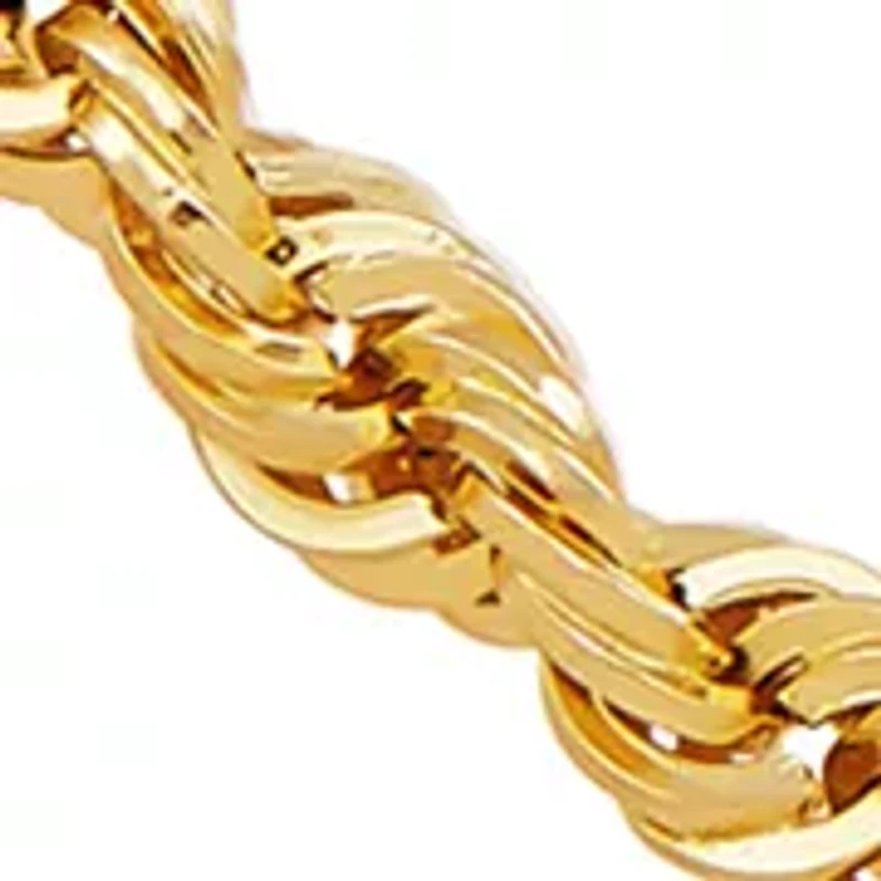 Hollow Becelet in 14K Yellow Gold