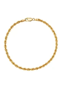 Hollow Becelet in 14K Yellow Gold