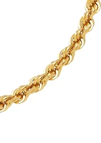 Hollow Becelet in 14K Yellow Gold