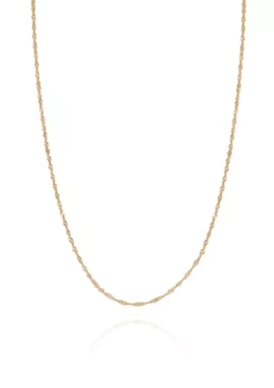 1.35 Millimeter Sparkle Necklace 14K Yellow Gold