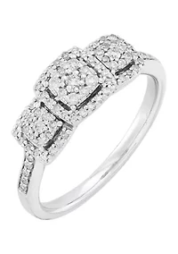1/3 ct. t.w. Diamond Engagement Ring 10K White Gold