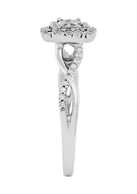 1/4 ct. t.w. Diamond Ring 10K White Gold