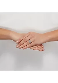 1/2 ct. t.w. Diamond Engagement Ring 10K White Gold