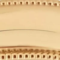 Polished Comfort Fit Milgrain Ring 10k Yellow Gold