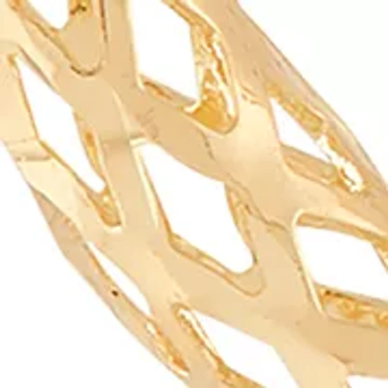 Tube Hoop Earrings in 10K Yellow Gold