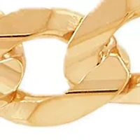 Solid Figaro Chain in 10K Yellow Gold