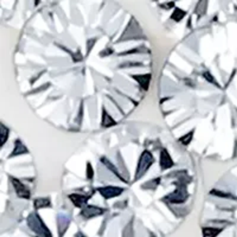 Crystal Baby Heart Earrings 14K Yellow Gold