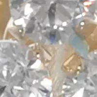 Kids Cubic Zirconia Stud Earrings in 14K White Gold