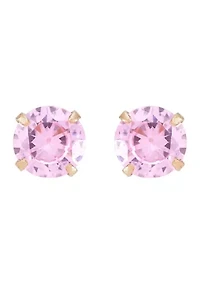 Kids Cubic Zirconia Stud Earrings in 14K Yellow Gold