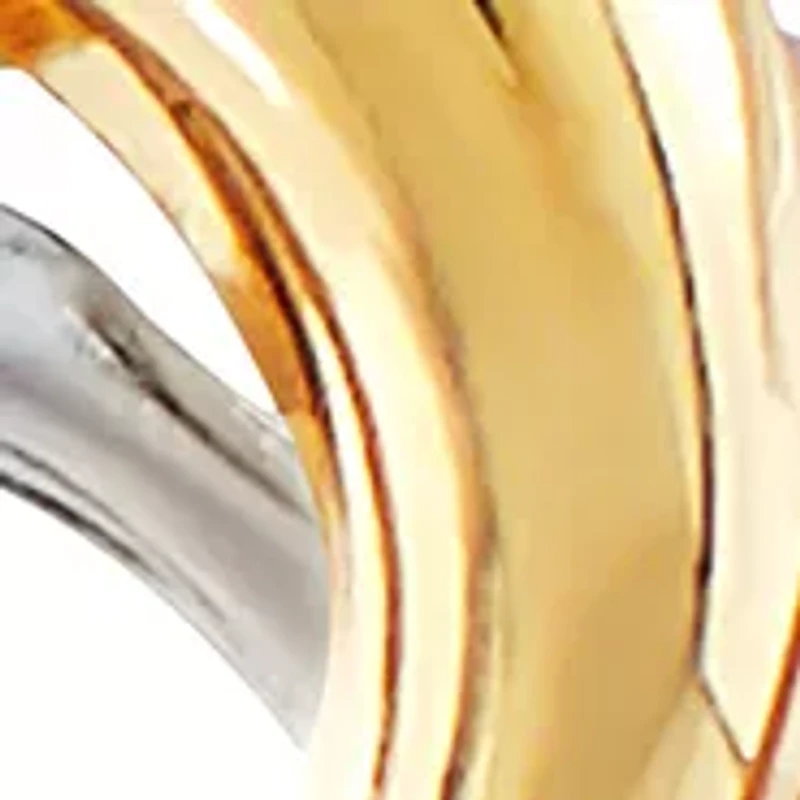 Love Knot Stud Earrings in 14K Tri-Tone Gold