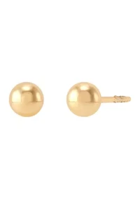 Ball Stud Earrings in 14K Yellow Gold