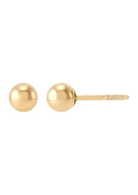 Ball Stud Earrings in 14K Yellow Gold