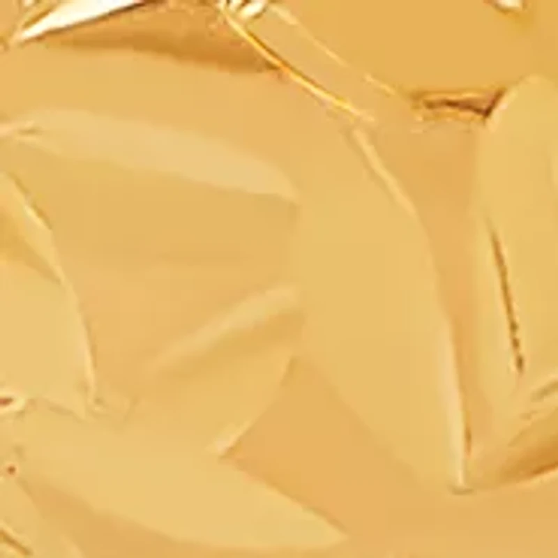 Flat Ball Stud Earrings in 14K Yellow Gold
