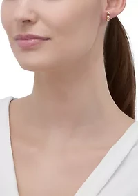 Multi Ball Stud Earrings in 14K Yellow Gold