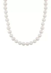 Freshwater Baby Pearl Necklace in 14K Yellow Gold