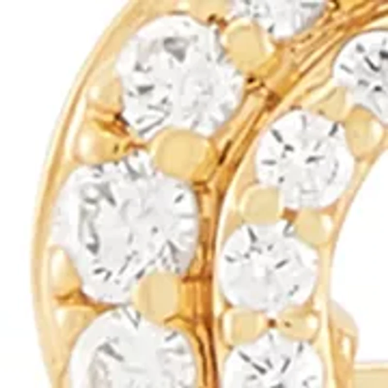 1 ct. t.w. Lab Grown Diamond Pendant Necklace on 18" Gold Over Silver Cable Chain 