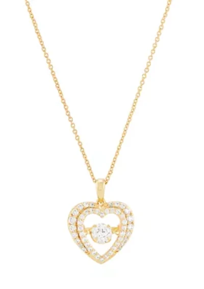 1 ct. t.w. Lab Grown Diamond Pendant Necklace on 18" Gold Over Silver Cable Chain