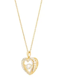 1 ct. t.w. Lab Grown Diamond Pendant Necklace on 18" Gold Over Silver Cable Chain 