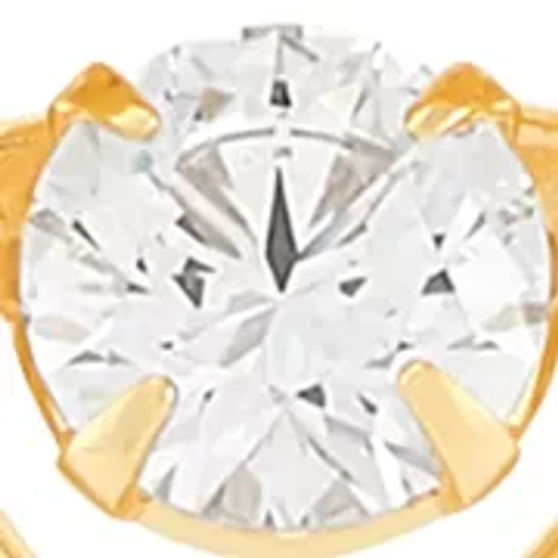 3/4 ct. t.w. Lab Grown Diamond Pendant Necklace with 18'' Cable Chain in Gold Over Sterling Silver
