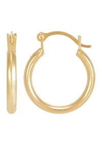  Huggie Hoops Earring in 10K Yellow Gold