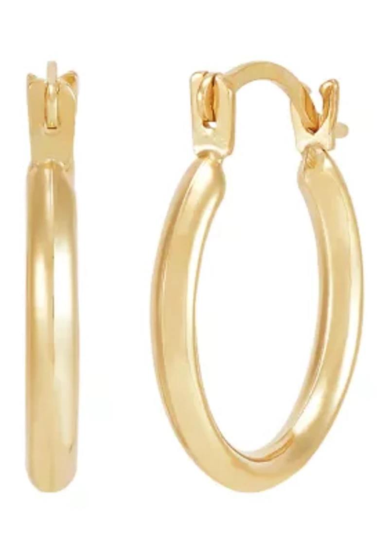  Huggie Hoops Earring in 10K Yellow Gold