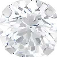 1.4 ct. t.w. Lab Grown White Sapphire Pendant with 18" Rope Chain in 10K White Gold